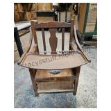 Old Potty Chair & Cabinet SEE Pics
