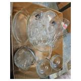 Punch Bowl & Bar Glasses ETC
