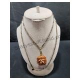 Kingston NY Piddly Links Floral Necklace