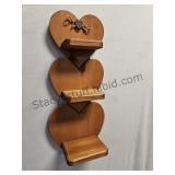 Wood Heart Shelf