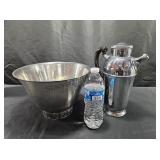 Stainless Bowl & Pitcher
