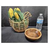 Chicken Basket & Change/Keys Bowl