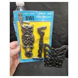 Owl Hook & Butterfly Trivit