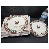 5 Dinner Plates & 6 Dessert Plates