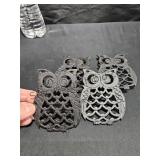 4 Vintage Owl Trivits