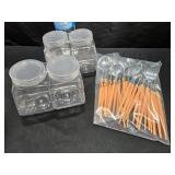 Plastic Silverware & Canisters