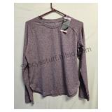 Soft Heather Long Sleeve SZ SM Purple