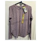 Soft Heather Long Sleeve SZ Med Purple