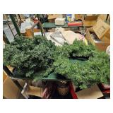 Wreaths 2 @ 24 In, 6 @ 12 Inch