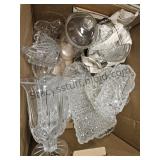 Box Of Older Glass Pieces