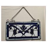 Love Birds Stained Glass Suncatcher