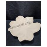 Flower Fruit Bowl Cream Flower Fruit Bowl Cream