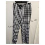 New Quality Pants SZ LG Grey Plaid
