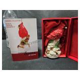 Cardinal Musical Ornament
