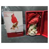 Cardinal Musical Ornament