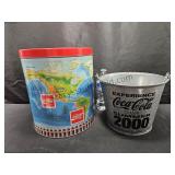 Coca Cola Tin & Bucket Coca Cola Tin & Bucket
