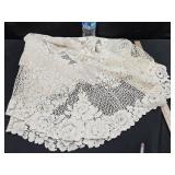 Round Lace Tablecloth 46 In
