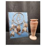 Dream Catcher & Stone Vase