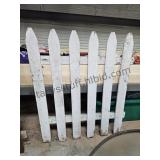 Painted Fence Piece 35 x 41