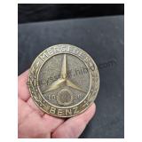 Mercedes Benz Brass Belt Buckle