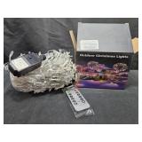 32.8 FT Icicle Outdoor Lights W/Remote