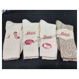 Bass Socks SZ 4 to 10 Shoe