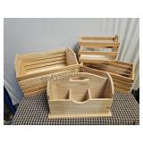 Unfinished Wood Baskets
