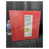 Red 2 Inch D Ring Binder