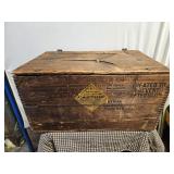 Old Wood Searchlight Matches Shipping Box