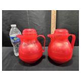 Hot Water Pitchers  Red