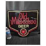 Old Milwaukee Lighted Bar Light Works