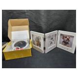 Tri Fold Pet Footprint Picture Frame Kit