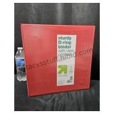 Red 2 Inch D Ring Binder