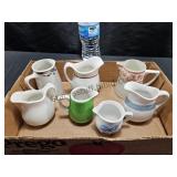 Collection Of  Creamers