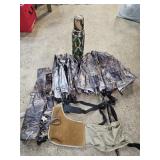 2 Hunting Umbrellas , Strap & Thermos