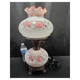 Pretty Parlor Lamp Hand Painted