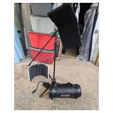 Speaker Untested, Mic Stand, Reflexion Filters