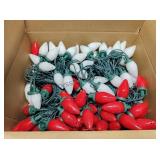 68 FT Red & White LED Lights