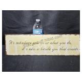 Inspirational Wall Tin 19x6