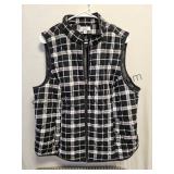Plaid Vest SZ XL