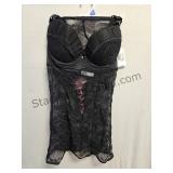 Black Babydoll WIth Matching Panties SZ LG