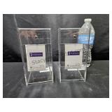 2 Acrylic Storage / Display Boxes