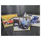Old Framed Pictures Of Cars