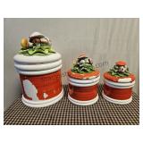 Older Canisters Paint Peeling