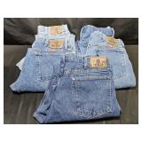 5 Pair Of Jeans 36x30