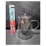 Glass Tea Pot Stainless Infuser