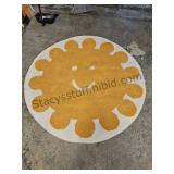 Smiley Face  Area Rug New 54 Inch
