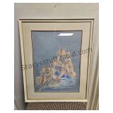 Ray Dunlevy Chalk Drawing 26.5 x 33