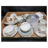 Old Tea Cups, Cream & Sugar