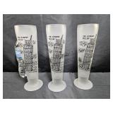 Leaning Bellini Drink Glasses